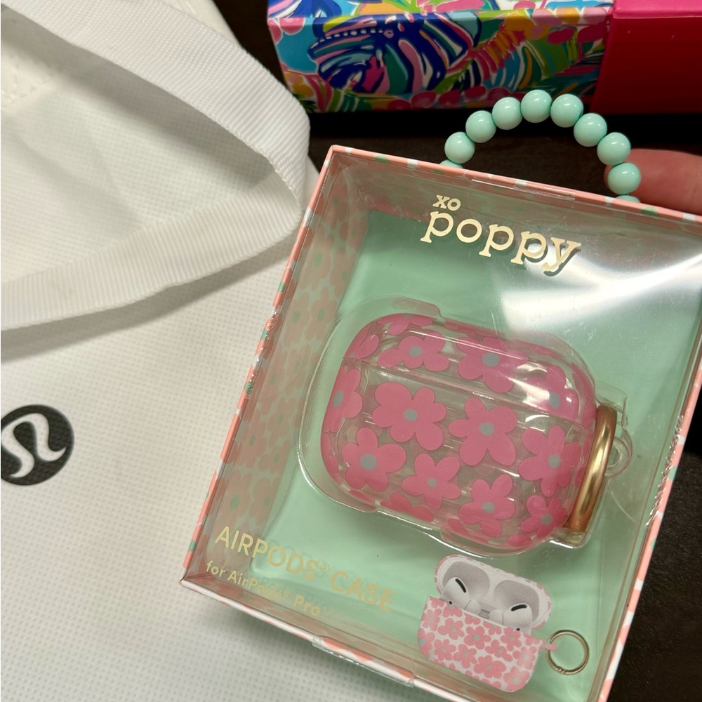 Pink Floral AirPods Case